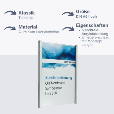 Türschild Klassik Din A5 hoch